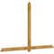 Ekena Millwork Eugene Rough Sawn Timber Gable Bracket, Western Red Cedar, 96"W x 60"H x 2"D x 4"F, 15/12 Pitch GBW096X60X0204EUG00RWR - alternate 2
